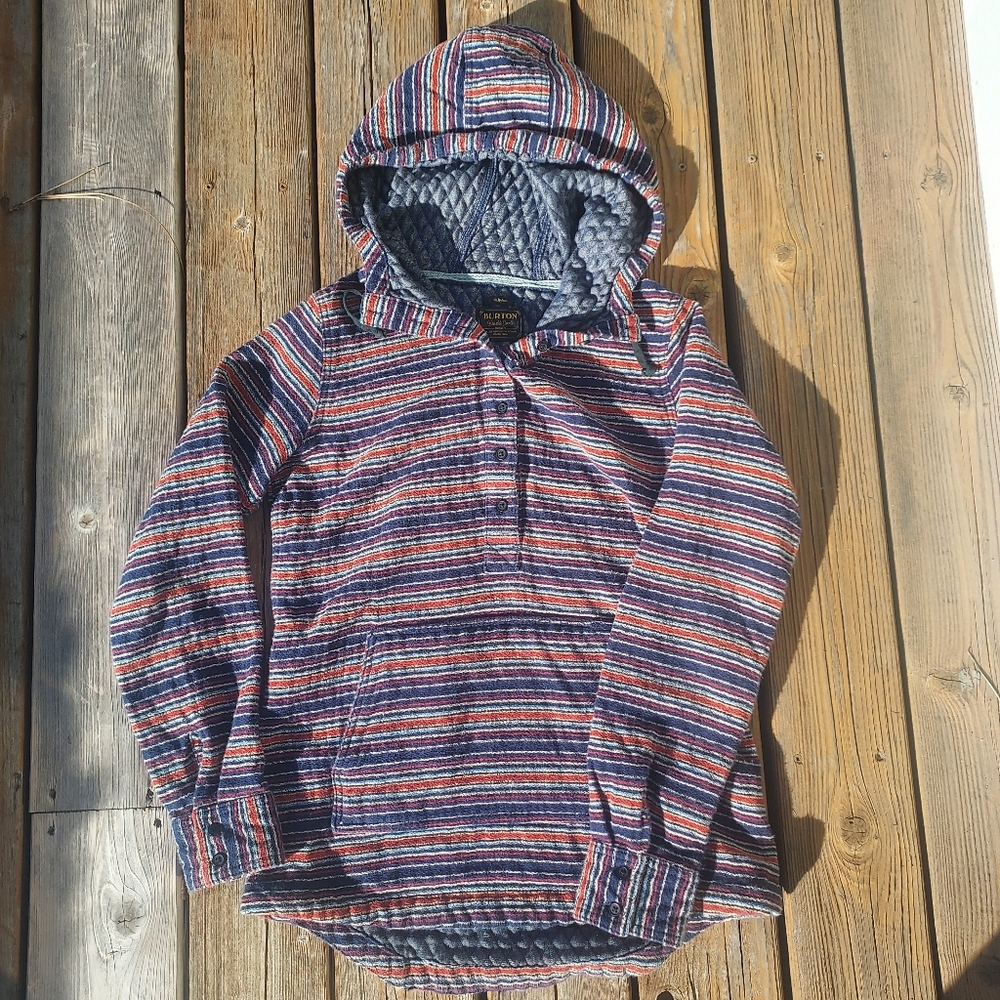 Last Chance** Burton Durable Goods Baja Striped Hoodie